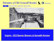 Tablet Screenshot of oldcornwall.net